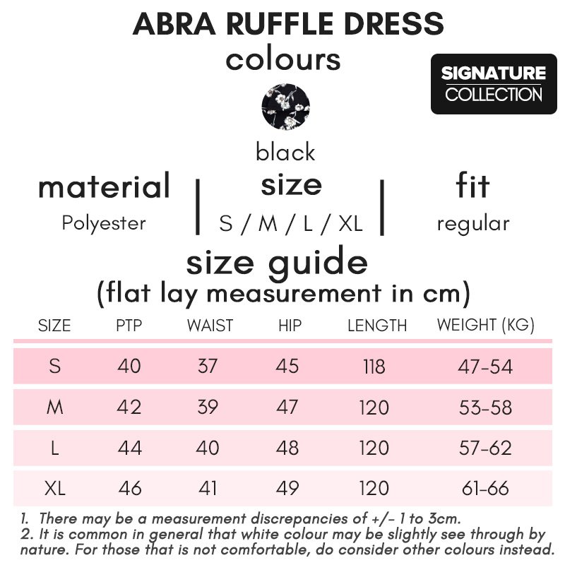 Abra Ruffle Floral Dress Signature Collection - Image 3