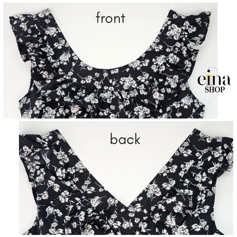 Abra Ruffle Floral Dress Signature Collection - Image 4