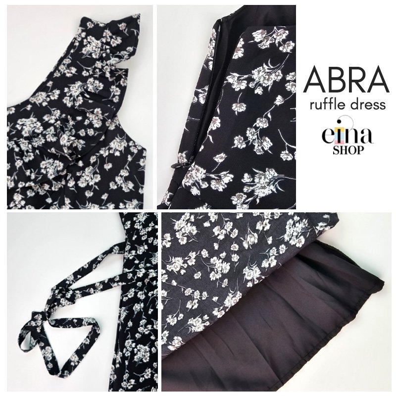 Abra Ruffle Floral Dress Signature Collection - Image 5