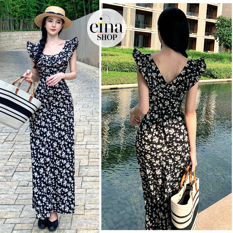 Abra Ruffle Floral Dress Signature Collection - Image 8