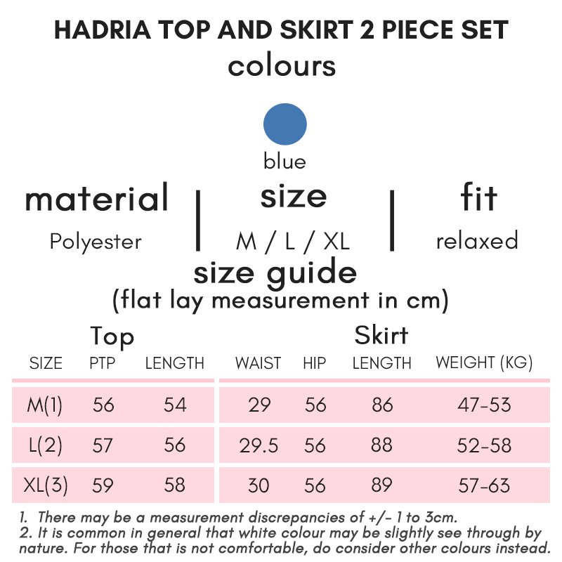 Hadria Top and Skirt 2-Pieces set Signature Collection - Image 3