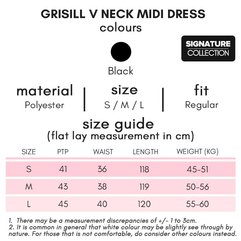 Grisill V Neck Midi Dress Signature Collection - Image 3