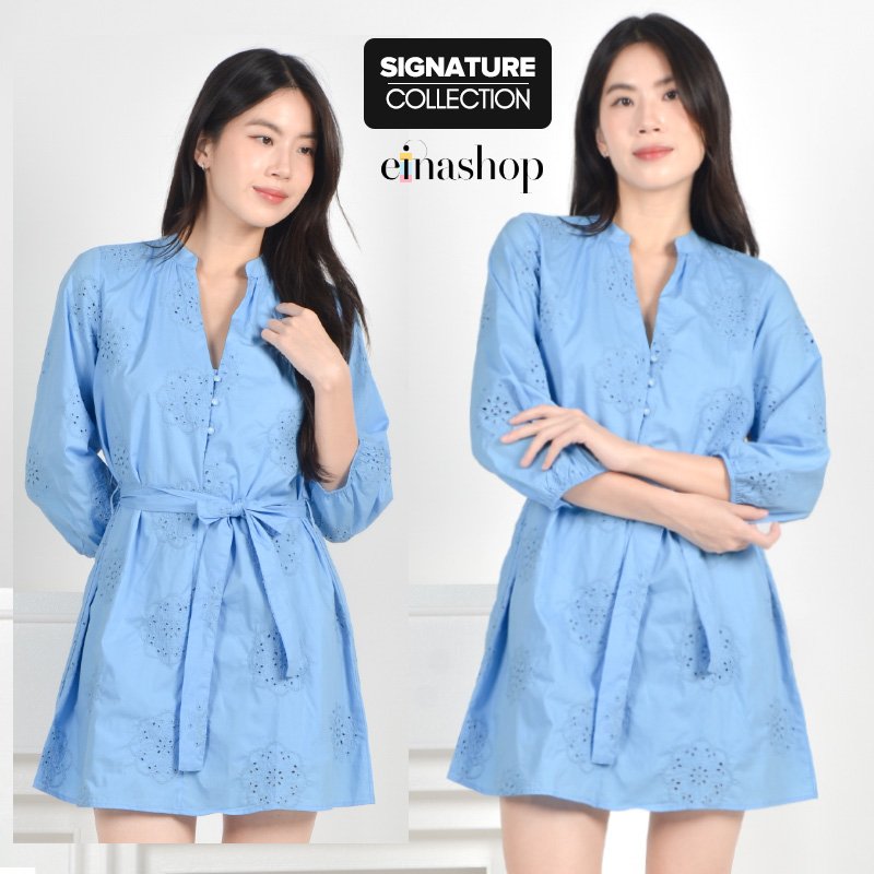 Lana V Neck Dress Signature Collection - Image 7