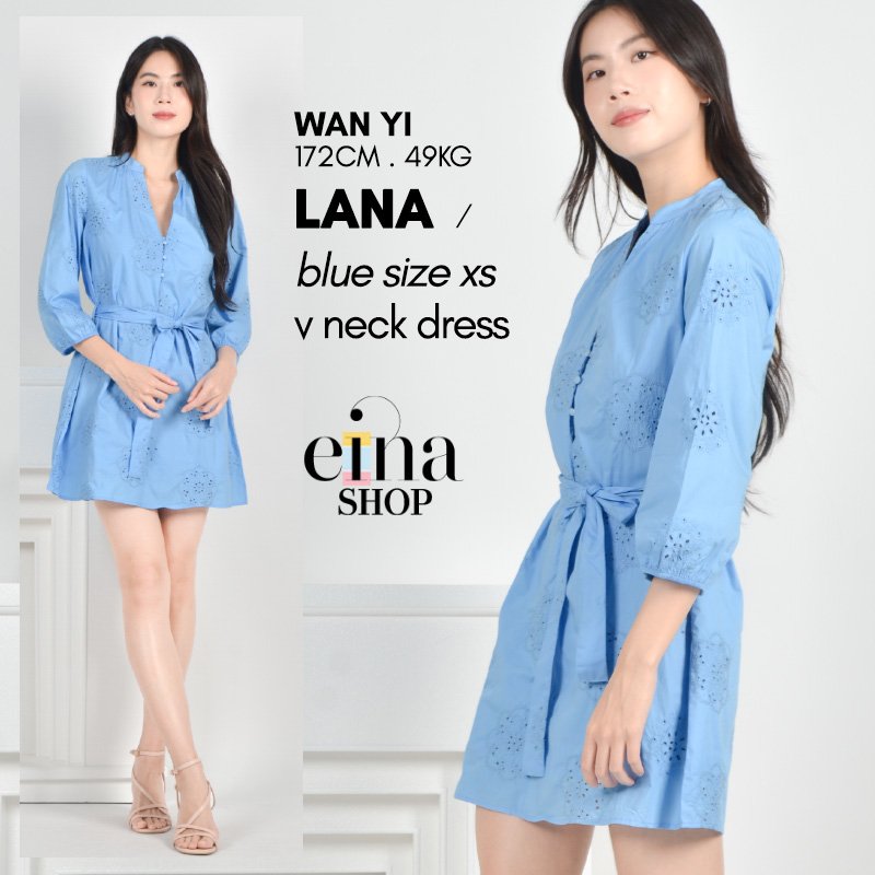 Lana V Neck Dress Signature Collection - Image 8