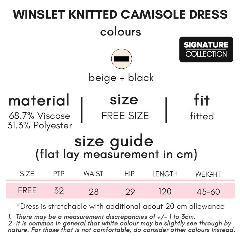 Winslet Knitted Camisole Dress Signature Collection - Image 3