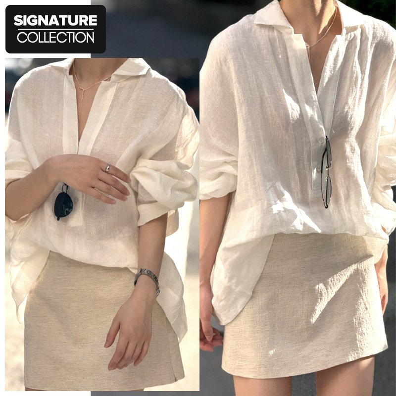 Sonya Linen Skort Signature Collection - Image 7