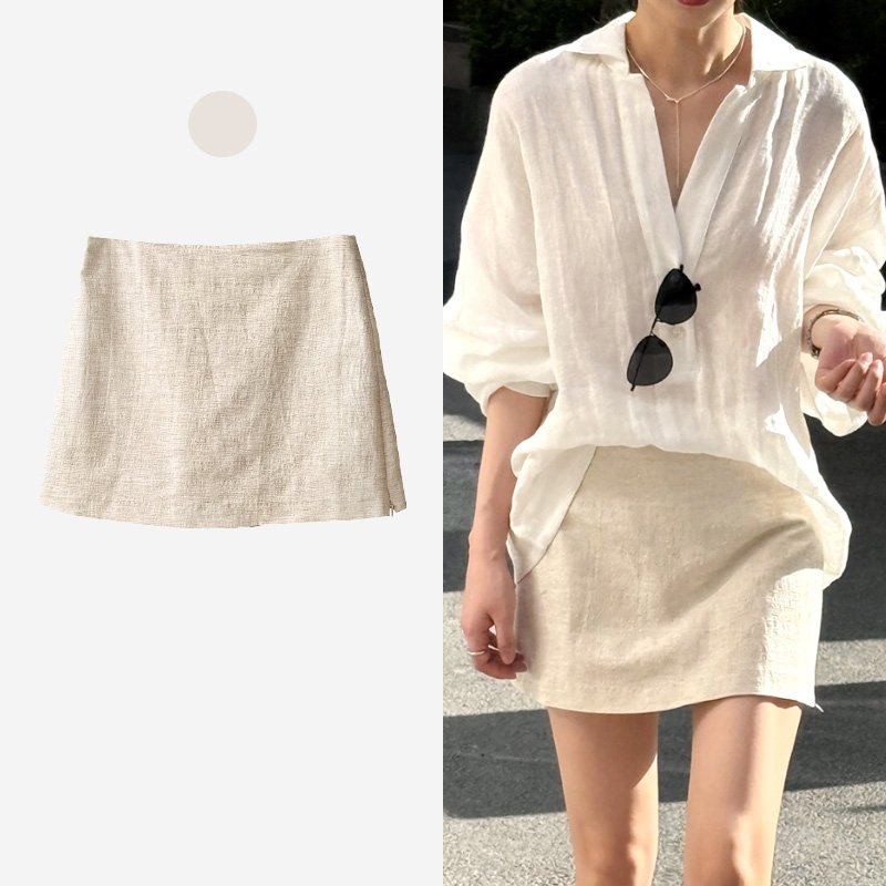 Sonya Linen Skort Signature Collection