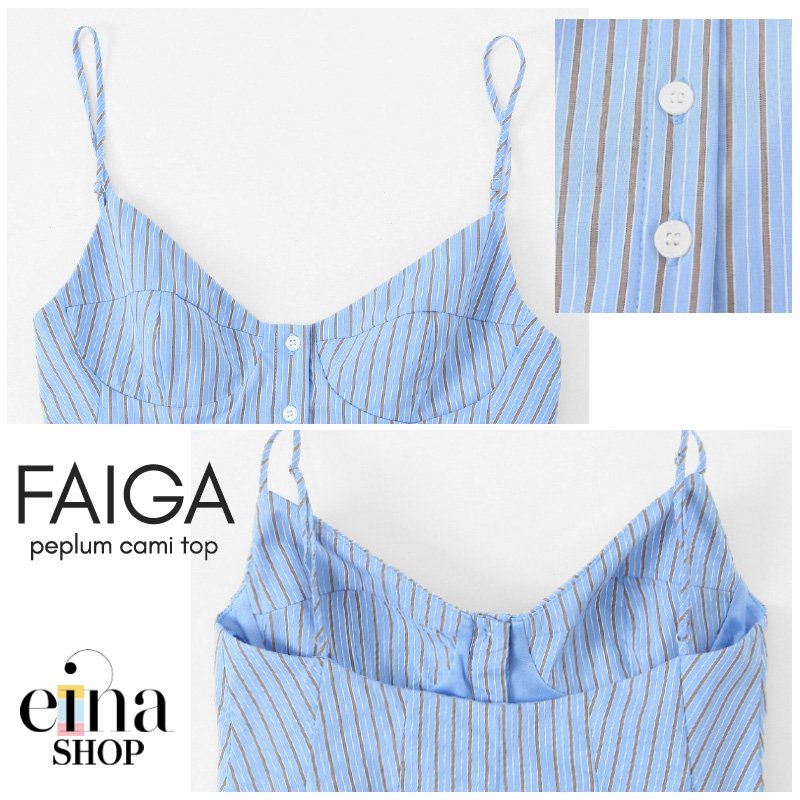 Faiga Peplum Cami Top Signature Collection - Image 4