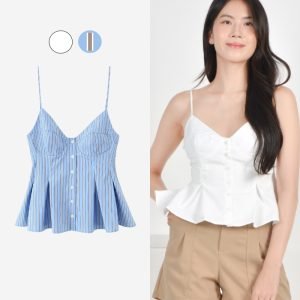 Faiga Peplum Cami Top Signature Collection