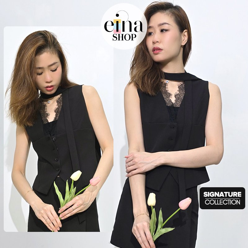 Felicity V Neck Vest Signature Collection - Image 2