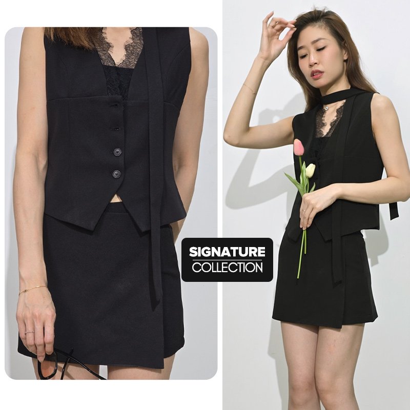 Felicity V Neck Vest Signature Collection - Image 9