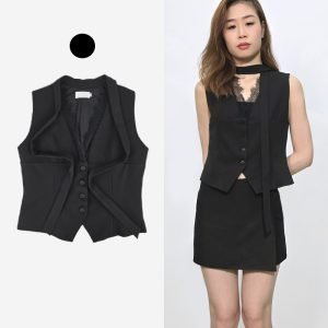 Felicity V Neck Vest Signature Collection