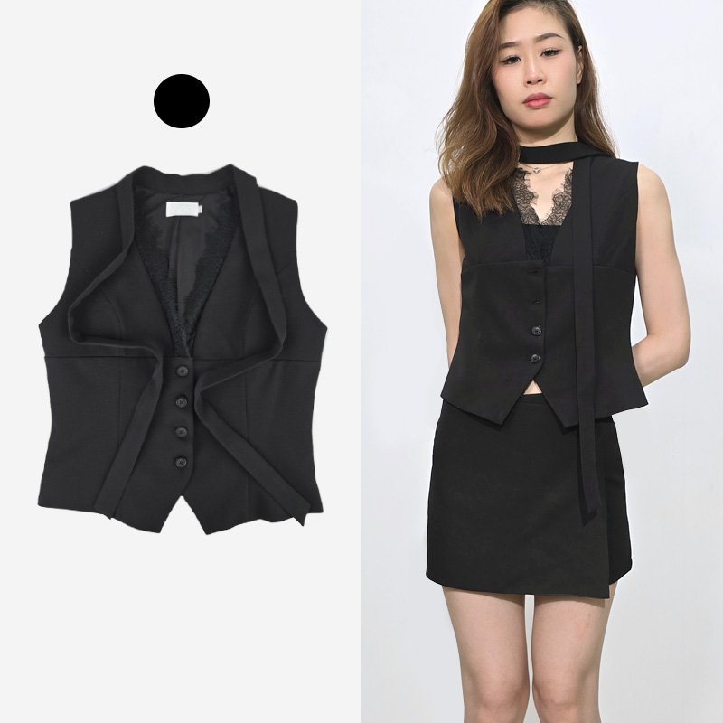 Felicity V Neck Vest Signature Collection