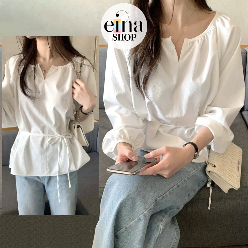 Haven Puffer Sleeve Blouse Signature Collection - Image 2