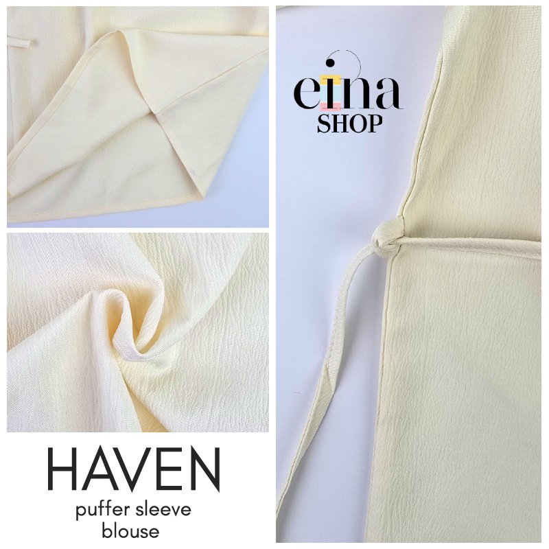 Haven Puffer Sleeve Blouse Signature Collection - Image 5