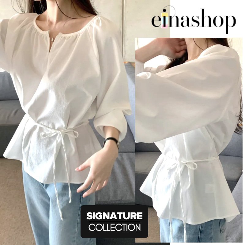 Haven Puffer Sleeve Blouse Signature Collection - Image 9