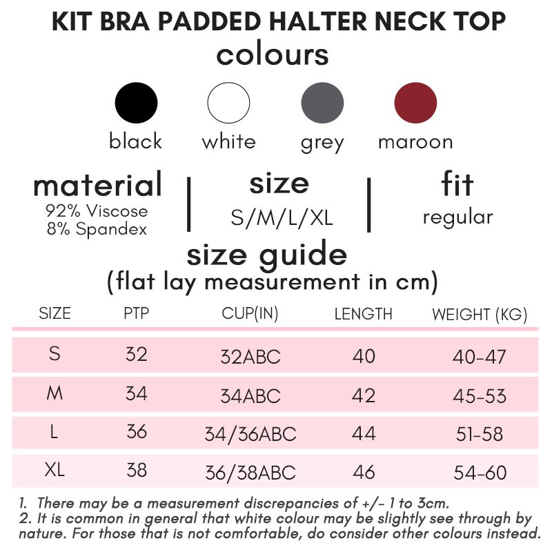 Kit Bra Padded Halter Neck Top - Image 3