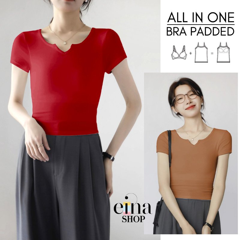 Mavis Bra Padded Hollow Back T Shirt - Image 9