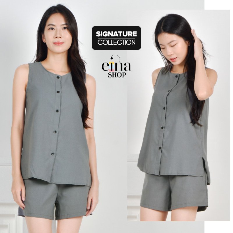 Jeeyi Sleeveless Top & Shorts 2 Piece Set Signature Collection - Image 7