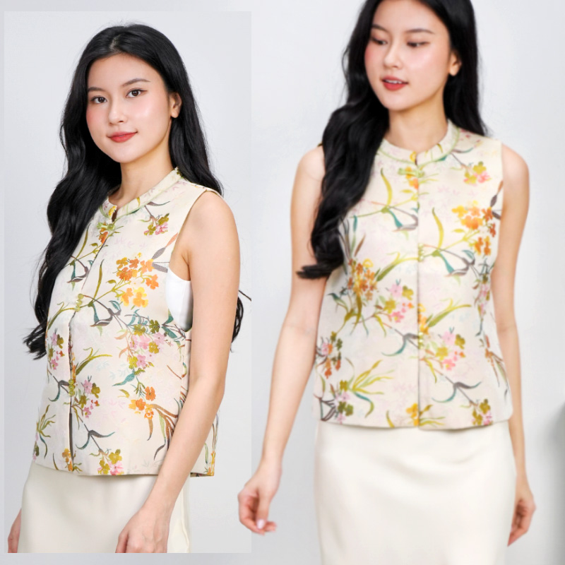 Yuxi (语汐) Mandarin Collar Vest