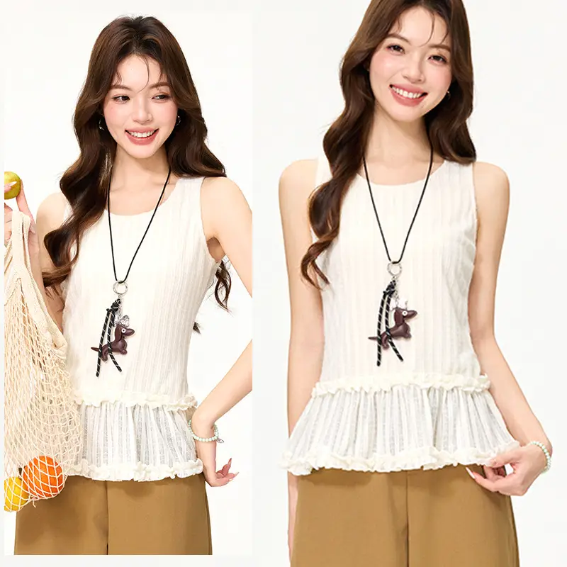 Cornelia Sleeveless Peplum Top